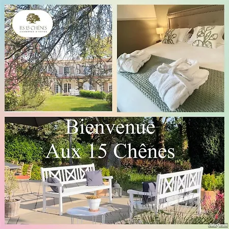 Les 15 Chenes D Hotes, Parc Arbore De 5000 M2 A 20km Du Puydufou Familiale Et 3 Doubles Bed & Breakfast Saint-Mesmin (Vendee)